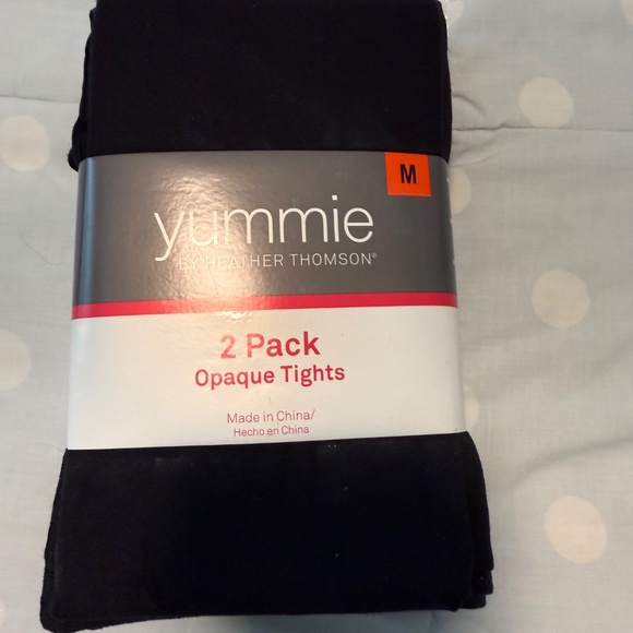 tights, 6 pairs, 5 black & 1 grey, all size medium - Picture 8 of 9